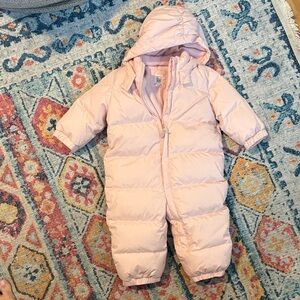 GAP LPink Infant Puffy Snowsuit with Hood